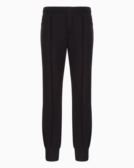 Armani Pantalones de chándal de tejido de punto Roma