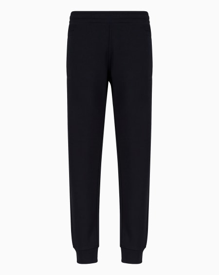 Armani Pantalones de chándal en mezcla de felpa y modal