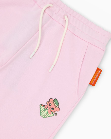 Armani Pantalones De Chándal Holgados De Punto Orgánico Con Estampado Manga Bear Crew ASV