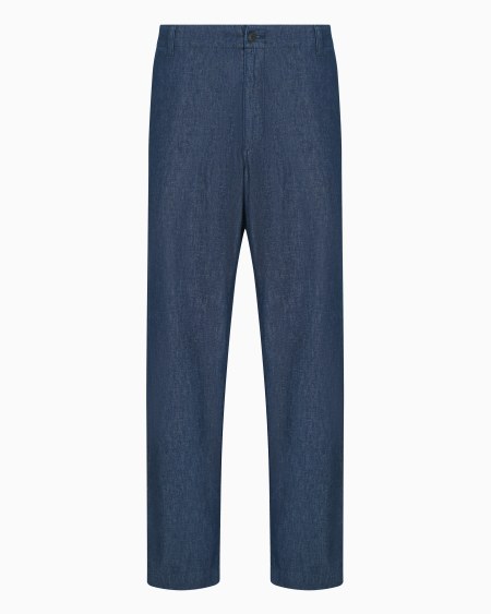 Armani Pantalones de denim cambray cápsula Peace ASV