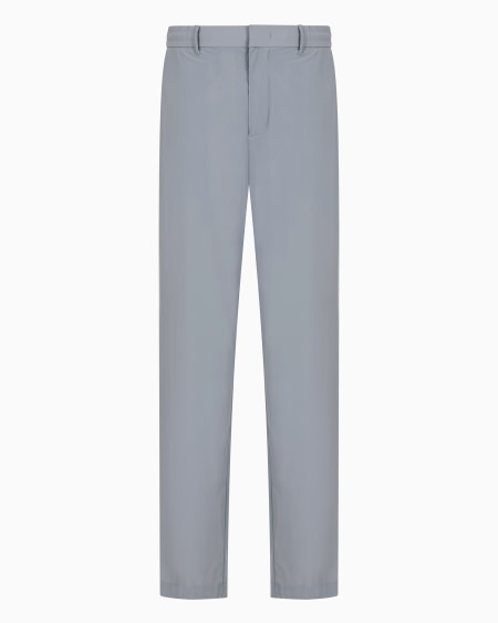 Armani Pantalones de nailon elástico con cintura elástica por detrás