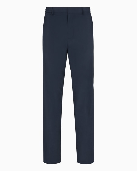 Armani Pantalones de nailon elástico con cintura elástica por detrás