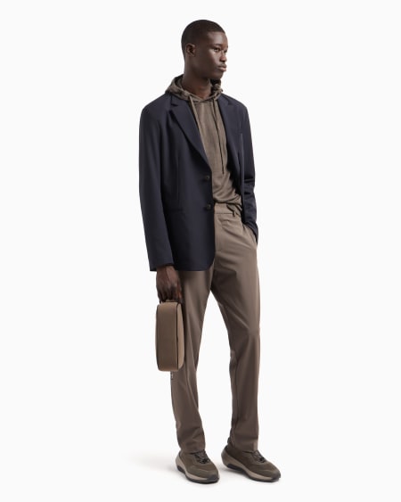 Armani Pantalones De Nailon Elástico Travel Essential