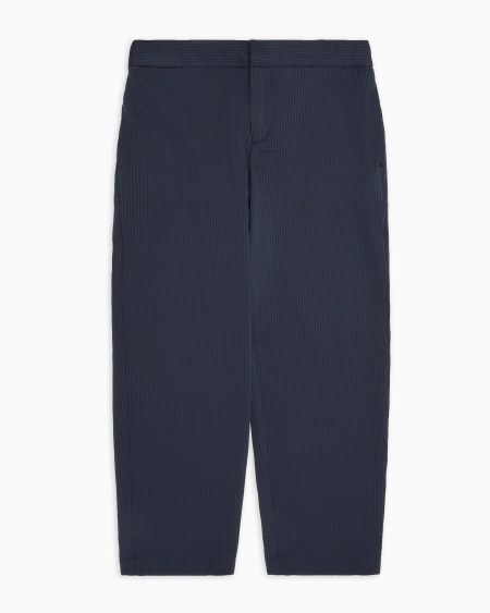 Armani Pantalones de punto crepé microadamascado efecto piqué Special Occasion