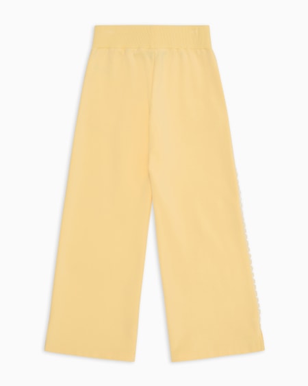 Armani Pantalones De Punto De Mezcla De Modal Con Cintura Elástica