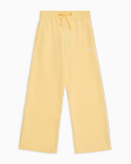 Armani Pantalones de punto de mezcla de modal con cintura elástica