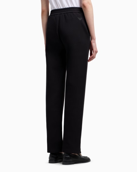 Armani Pantalones De Punto Doble Con Cintura Elástica