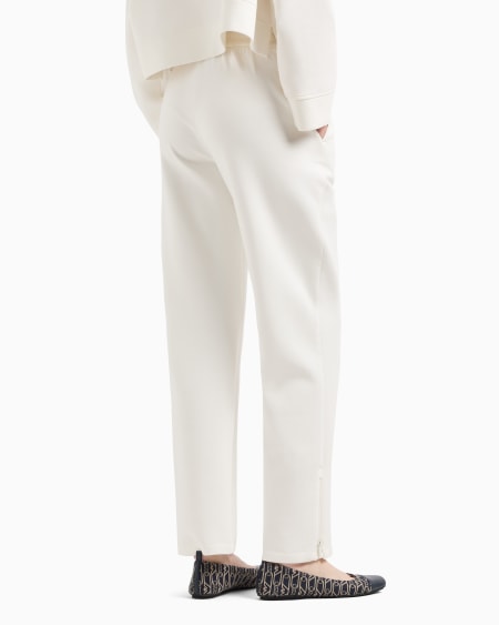 Armani Pantalones De Punto Doble Con Cintura Elástica