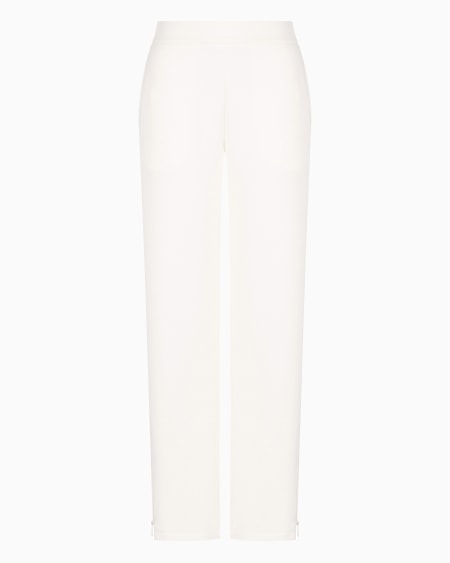 Armani Pantalones de punto doble con cintura elástica