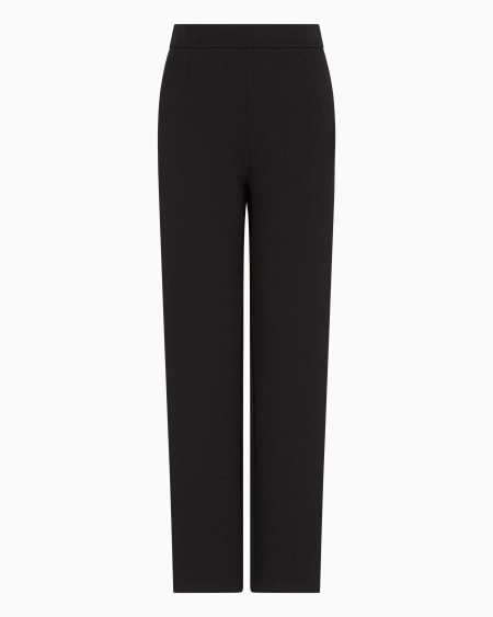 Armani Pantalones de punto doble con cintura elástica