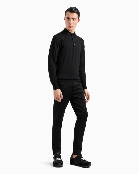 Armani Pantalones J06 Slim Fit De Cómoda Gabardina Elástica