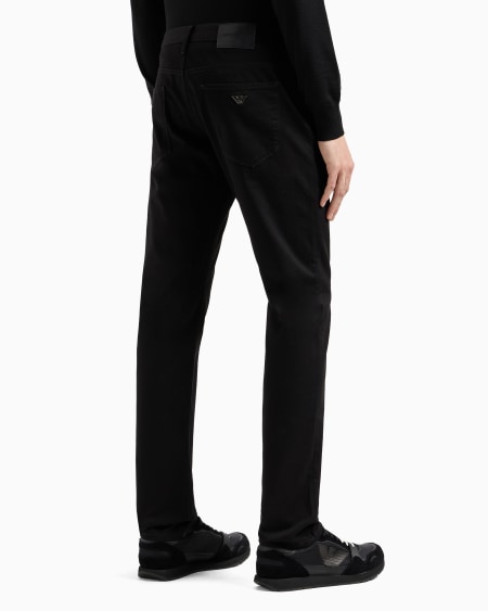 Armani Pantalones J06 Slim Fit De Cómoda Gabardina Elástica