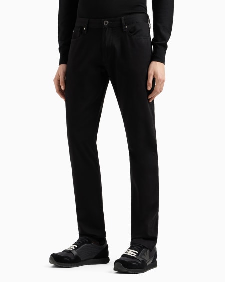 Armani Pantalones J06 Slim Fit De Cómoda Gabardina Elástica