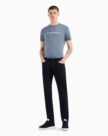 Armani Pantalones J06 Slim Fit De Cómoda Gabardina Elástica