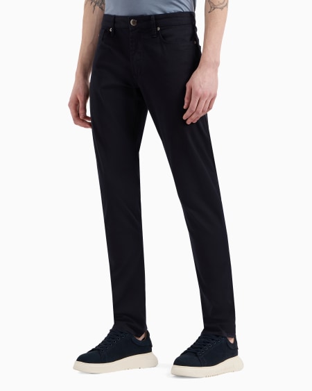 Armani Pantalones J06 Slim Fit De Cómoda Gabardina Elástica
