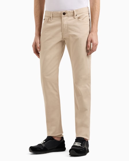Armani Pantalones J06 Slim Fit De Cómoda Gabardina Elástica