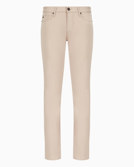 Armani Pantalones J06 slim fit de cómoda gabardina elástica