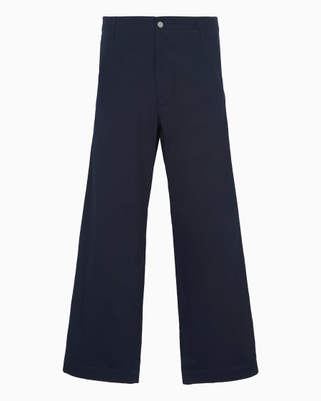 Armani Pantalones modelo chino en gabardina orgánica ASV