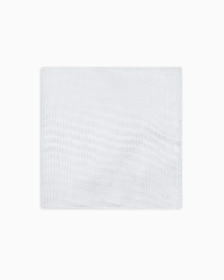 Armani Pañuelo de bolsillo de seda pura con micromotivo de tejido jacquard