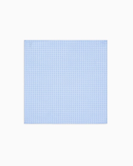 Armani Pañuelo de bolsillo en seda pura con motivo de tejido jacquard