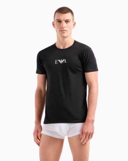 Armani Paquete Con Dos Camisetas Interiores Regular Fit Con Logotipo Essential De Monograma