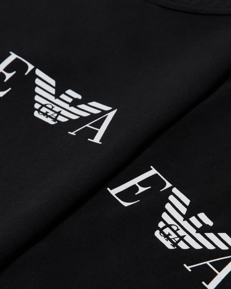 Armani Paquete Con Dos Camisetas Interiores Regular Fit Con Logotipo Essential De Monograma