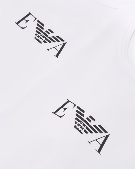 Armani Paquete Con Dos Camisetas Interiores Regular Fit Con Logotipo Essential De Monograma