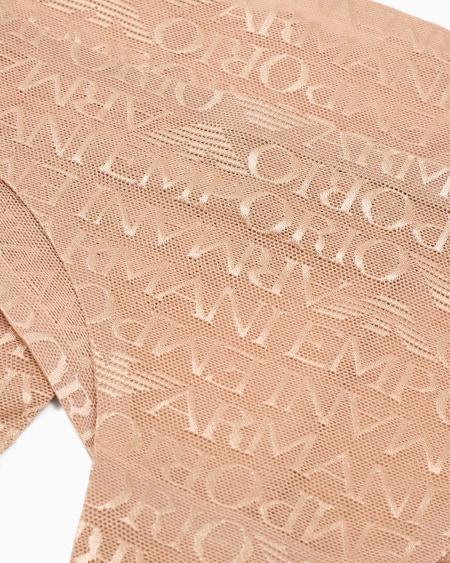 Armani Paquete De Dos Braguitas Brasileñas De Malla Reciclada Con Inscripción Integral Del Logotipo ASV