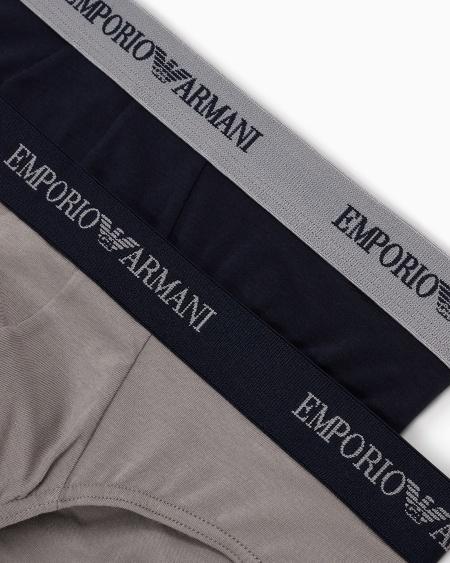Armani Paquete De Dos Braguitas Con Banda Con Logotipo Essential Core