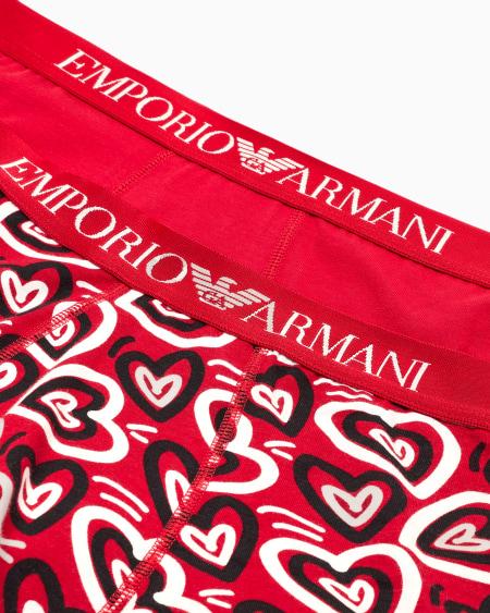 Armani Paquete De Dos Calzoncillos Bóxer Cápsula San Valentín