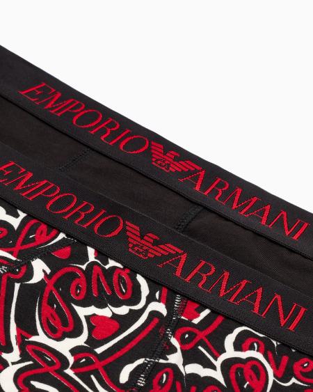 Armani Paquete De Dos Calzoncillos Bóxer Cápsula San Valentín
