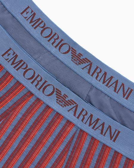 Armani Paquete De Dos Calzoncillos Bóxer Con Mezcla De Estampados