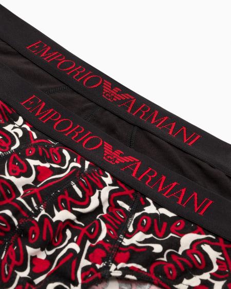 Armani Paquete De Dos Calzoncillos Slip Cápsula San Valentín