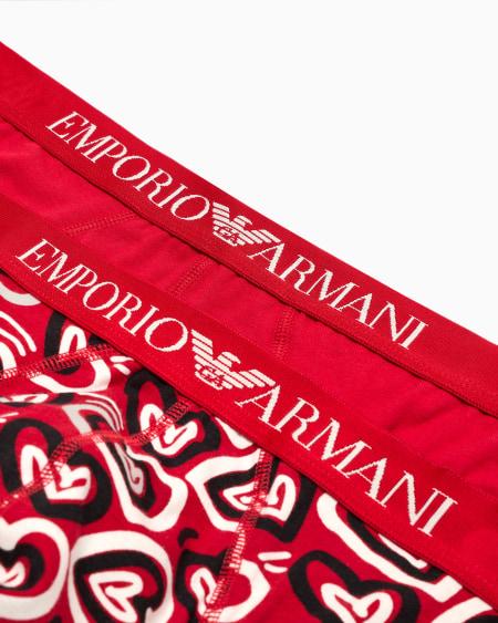 Armani Paquete De Dos Calzoncillos Slip Cápsula San Valentín