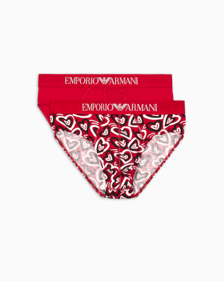 Armani Paquete de dos calzoncillos slip cápsula San Valentín