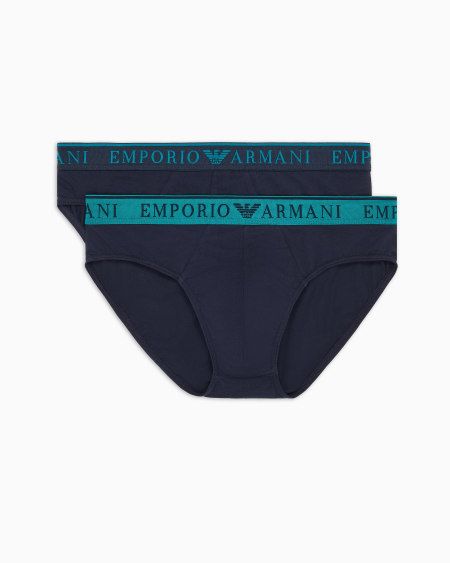 Armani Paquete de dos calzoncillos slip con logotipo Endurance