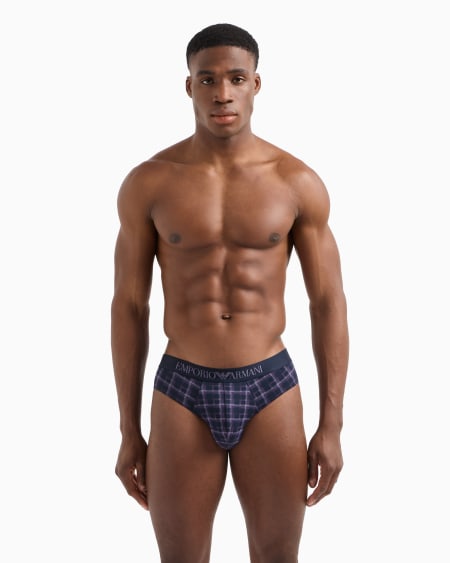 Armani Paquete De Dos Calzoncillos Slip Con Mezcla De Estampados