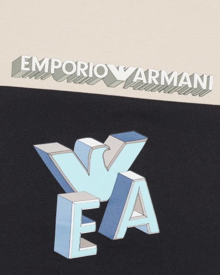 Armani Paquete De Dos Camisetas Con Logotipo Estampado