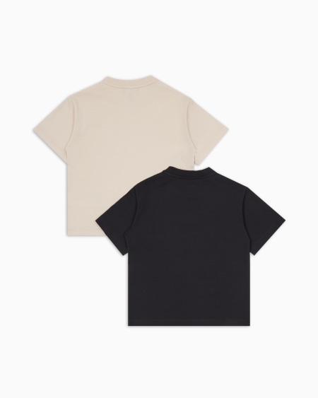 Armani Paquete De Dos Camisetas Con Logotipo Estampado