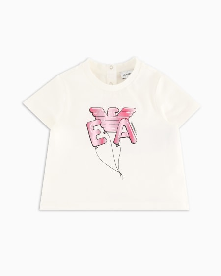 Armani Paquete de dos camisetas de punto con logotipo de globos