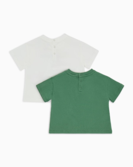 Armani Paquete De Dos Camisetas De Punto Con Logotipo Gráfico Estampado