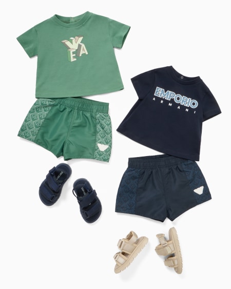 Armani Paquete De Dos Camisetas De Punto Con Logotipo Gráfico Estampado