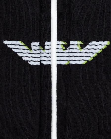 Armani Paquete De Dos Pares De Calcetines Cortos De Rizo Con Logotipo De águila