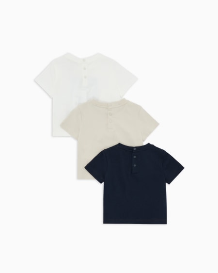 Armani Paquete De Tres Camisetas De Punto Con Logotipo Gráfico Estampado