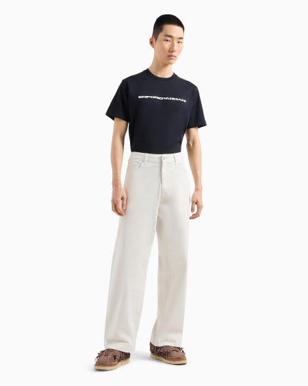 Armani Paquete De Tres Camisetas De Punto Orgánico De La Colección Sustainable