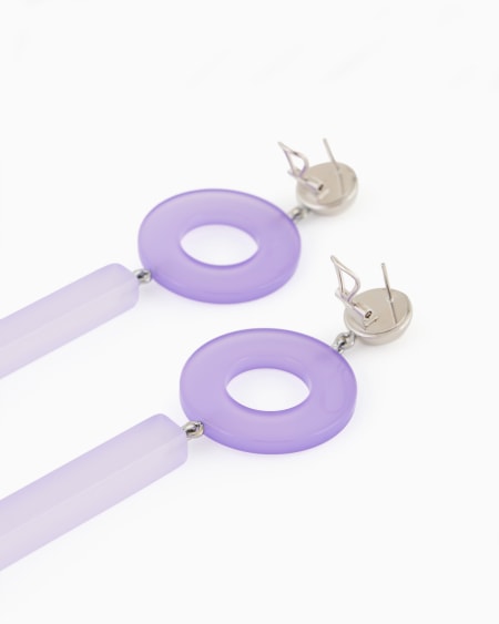 Armani Pendientes Colgantes Con Elementos Geométricos