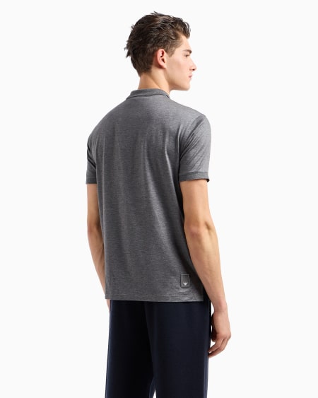 Armani Polo De Punto En Mezcla De Lyocell Travel Essential