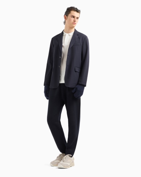 Armani Polo De Punto En Mezcla De Lyocell Travel Essential