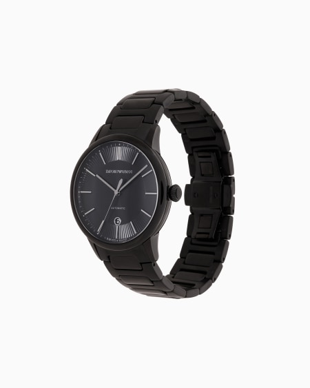 Armani Reloj Automático Emporio Armani Swiss De Acero Inoxidable Negro