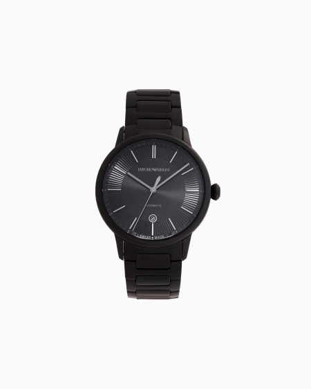Armani Reloj automático Emporio Armani Swiss de acero inoxidable negro